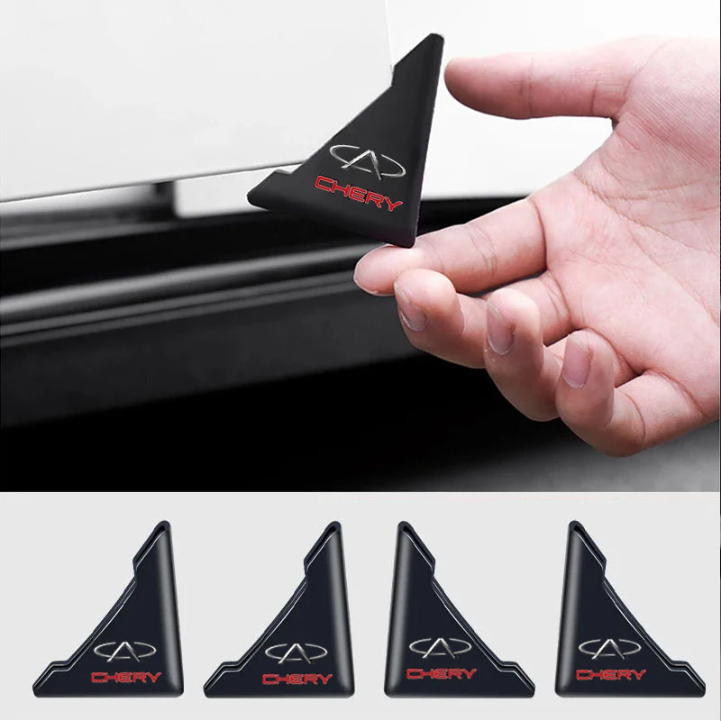 2PCS Silicone Car Door Corner Cover Bumper Crash Scratch Protector For Chery Tiggo 2 3 4 5 6 7 8 3X 5X Pro T11 Arrizo 6 3 Eastar