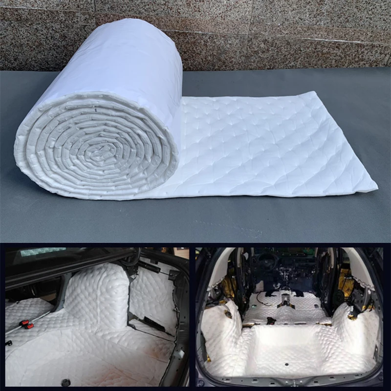 Car Sound Absorption Wave Cotton Automobile Self-adhesive Sound Insulation Cotton Whole Vehicle Lining Leaf Plate Door Denoise