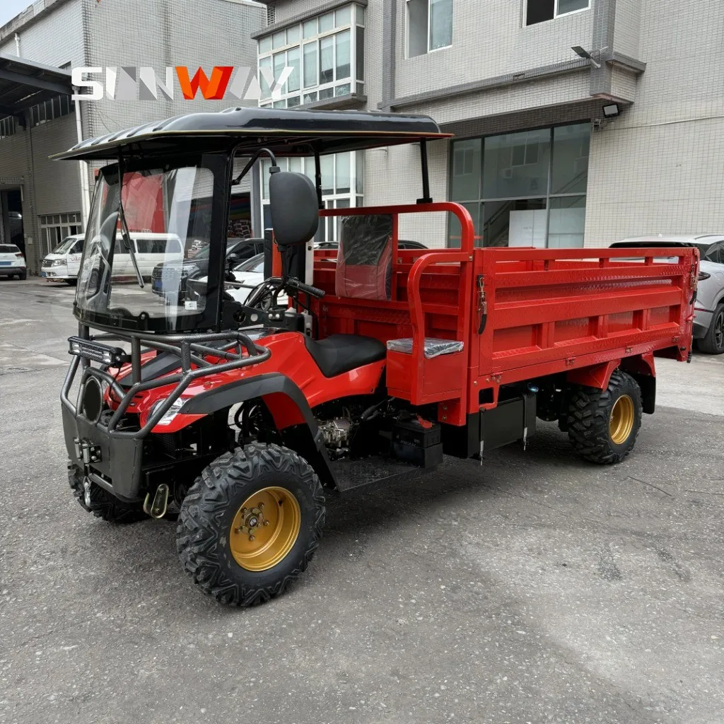Advanced 400cc Agricultural Utility Vehicle 4x4 Farm Transport With Trailer for Adults for Field Service