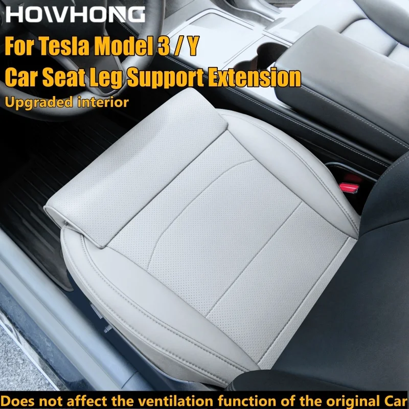 Car Seat Leg Support Extension For Tesla Model 3 Y New Y Juniper Seat Cover Memory Foam Extender Cushion Interior Accessories