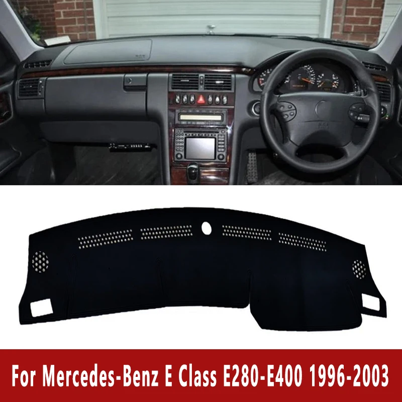 Car Dashboard Mat Dash Cover Pad Custom for For Mercedes-Benz E Class E280-E400 1996-2003 1997 Nonslip Cape Sunshade Accessories