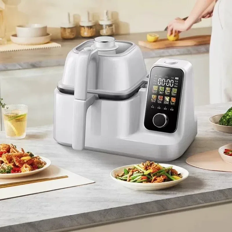 Household Automatic Cooking Implement Smart Stir‑Fry Cooking Equipment for Kitchen Ingredient‑Auto‑Cooking‑Processing‑Tasks