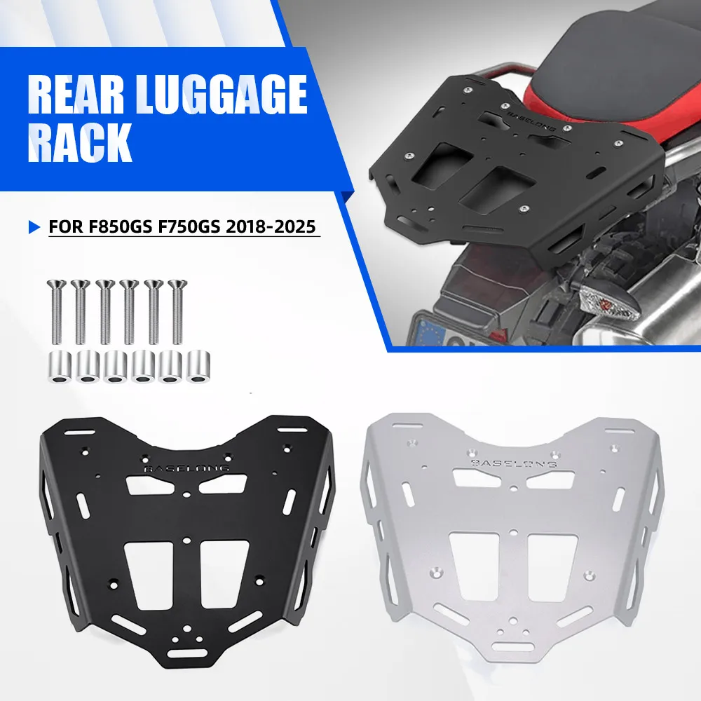 For BMW F850GS F750GS 2018-2021-2022-2023-2024 2025 Rear Luggage Rack Top Case Strong Support Tail Storage Cargo Carrier Bracket