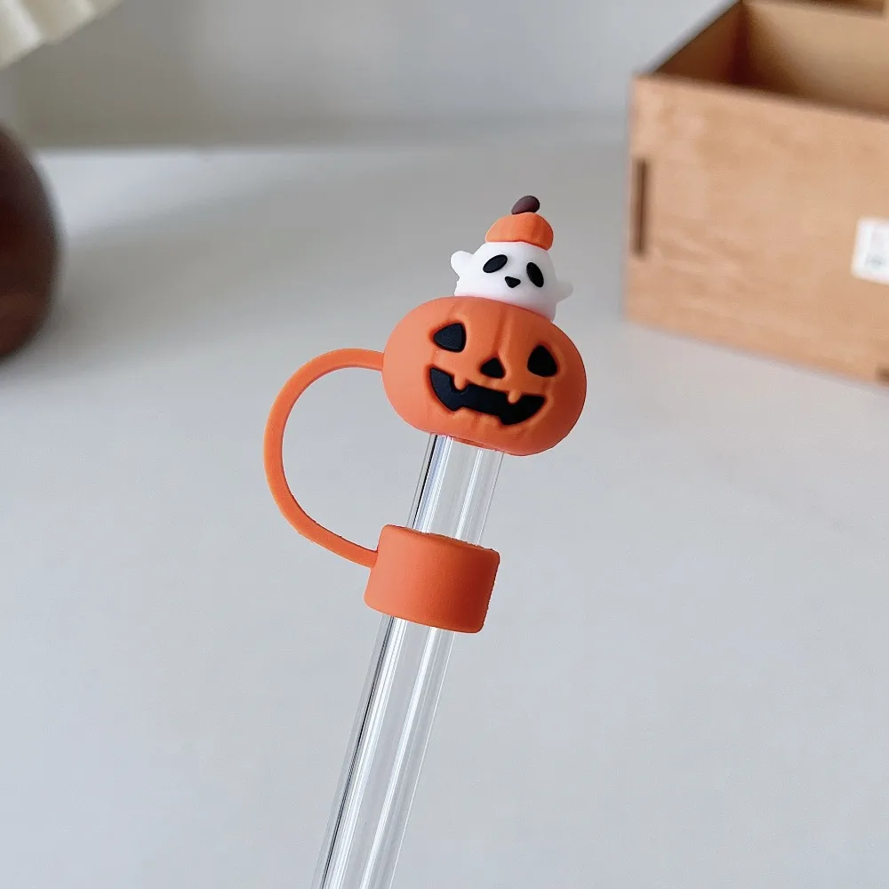 New Silicone Silicone Straw Plug Reusable Dust-proof Drinking Dust Cap Kitchen Tool Cup Accessories Straw Tips Cover Kitchen