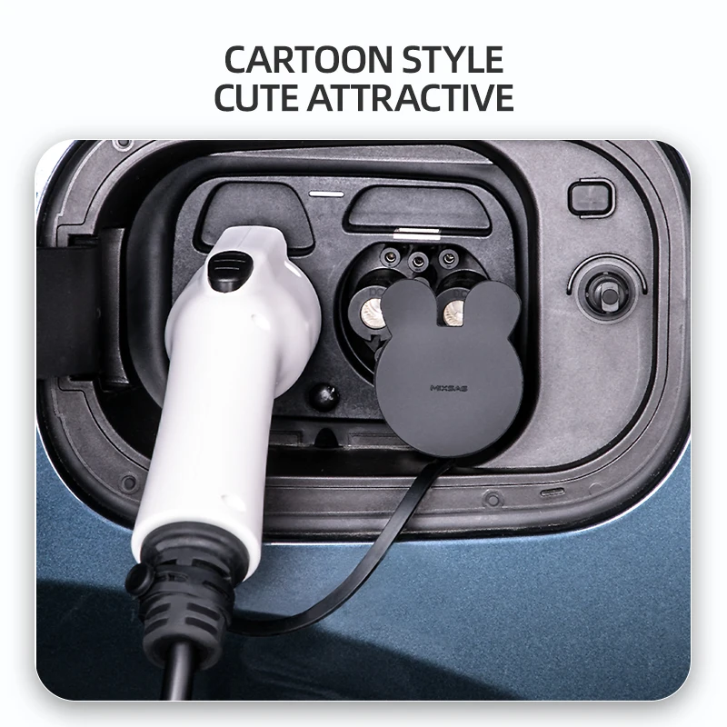 MIXSAS GBT Plug EV Charger Plug Port Cover Protect Cover Holster for Most EV Charging Station EVSE Connector Silicone Dust Cap