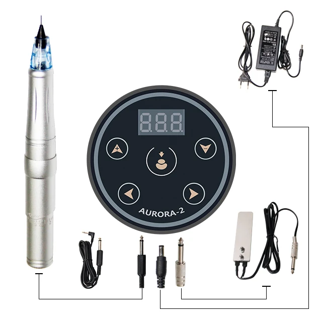 Hot Sale Wireless Rotary Tattoo Pen Machine   Makeup Rechargeable Digital Tattoo Machine Wireless Tattoo Machine