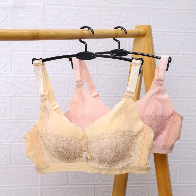 Plastic Hangers with Clips Durable Pants Clothes Plastic Underwear Hangers with Clips for Lingerie Shop Display Bras 30 pcs/lot