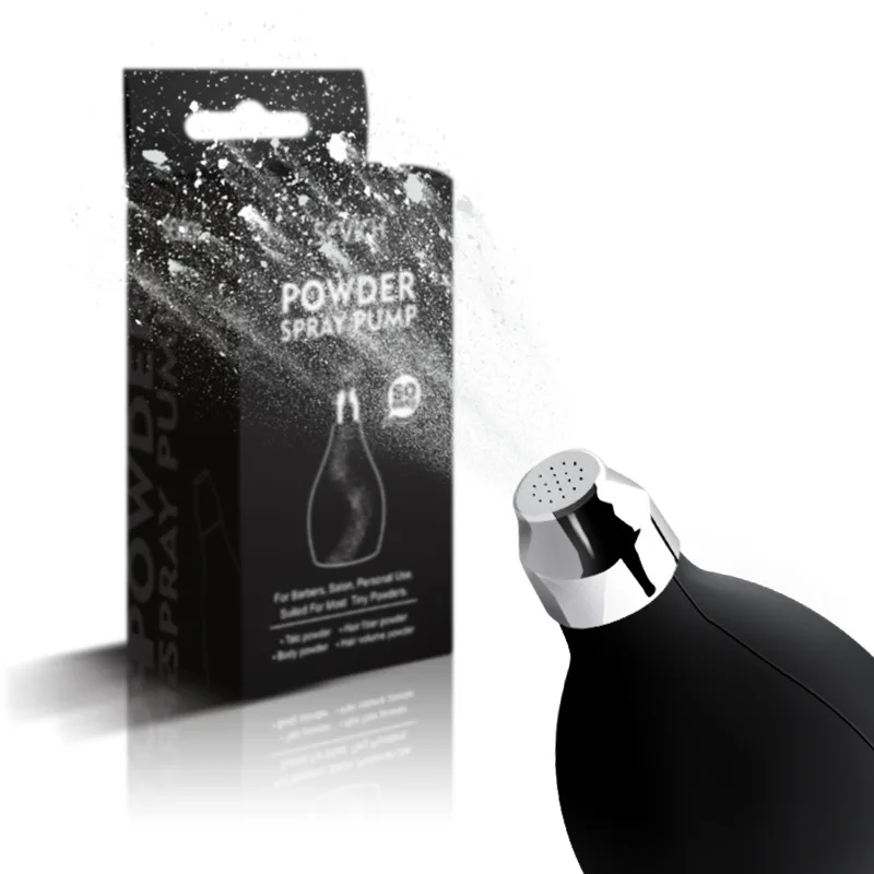 Durable Rubber Empty Spray Bottle Multipurpose Talcum Powder Sprayer Home Barber Shop Hair Beauty Daily Use Tool