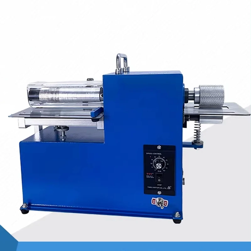 Multi-Function Leather Cutting Machine Single/Double-Head Vegetable-Tanned Leather Slicer 40W/60W Soft Rubber Cutter