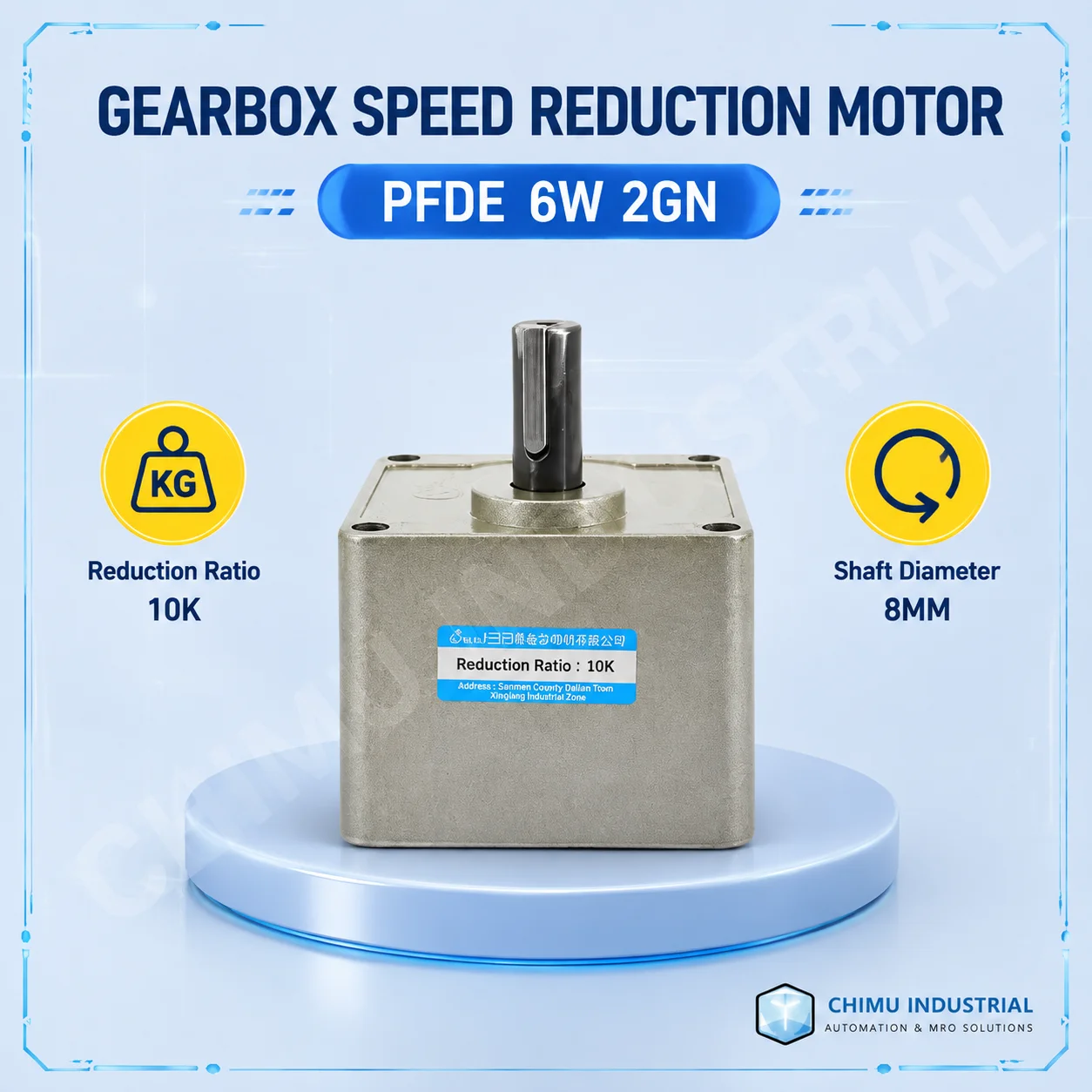 【CHIMU INDUSTRIAL】 for Taili Speed Control Motor Gearbox 6W 15W 25W 40W 60W 90W 120W 200W 250W 400W