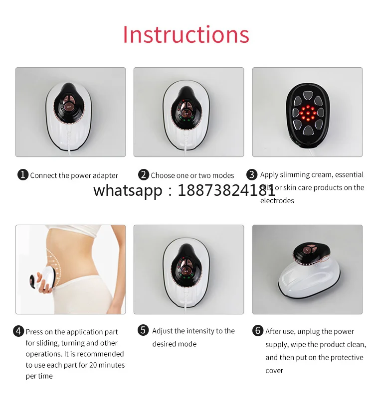 Handheld Fat Burning Machine New Style Lower Price Slimming Beauty Butt Lift Body Sculpting Home Use Massage Machine fast shippi
