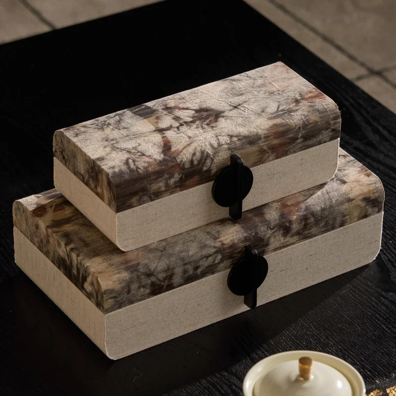 Portable Jewelry Box Large Retro Jewellery Box Display Makeup Organizer Watch Storage Earrings Container Luxury Packaging Gift