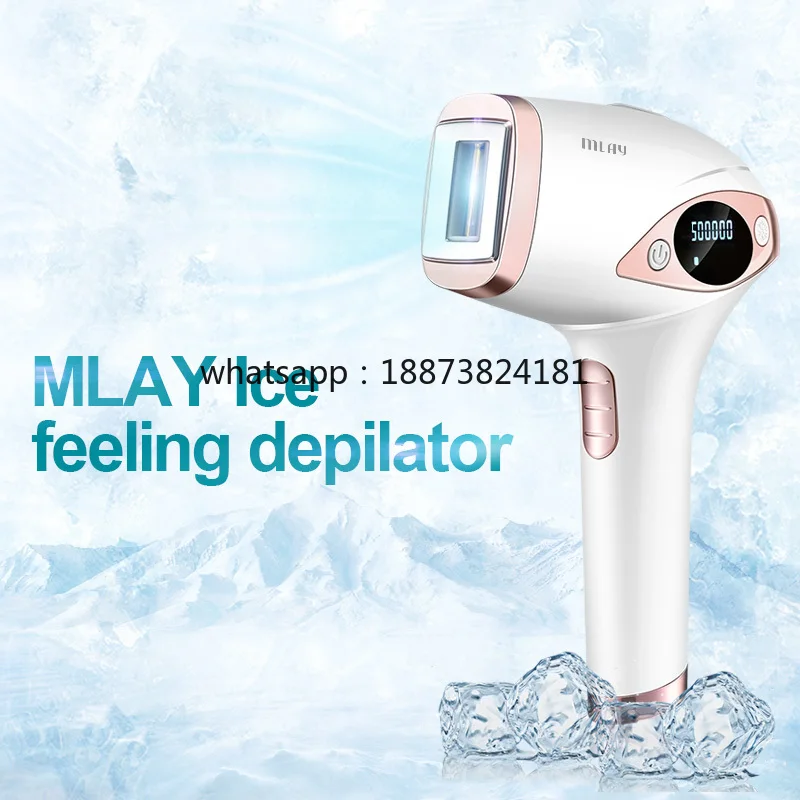 MLAY Factory T4 IPL Hair Portable Home Use Hair Removal Device Technology Recharge UK Sonophoresis Facial Machine Shenzhen fast