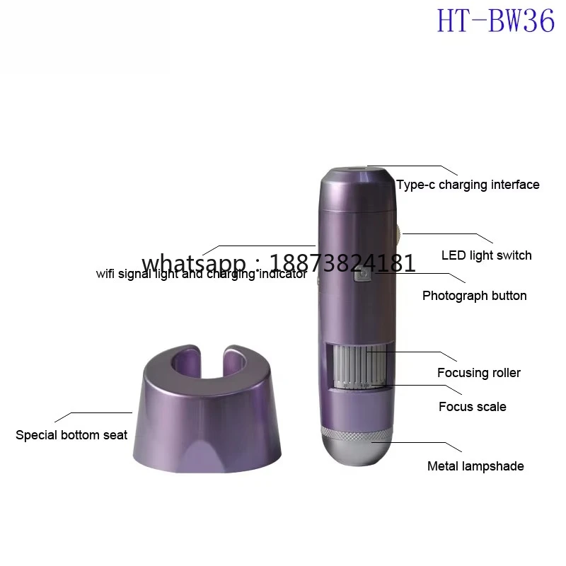 Intelligent Scalp Analyzer Portable Home Hair Growth Beauty Equipment Salon Use Hair Analyzer Massage Devices Hot Hair fast ship
