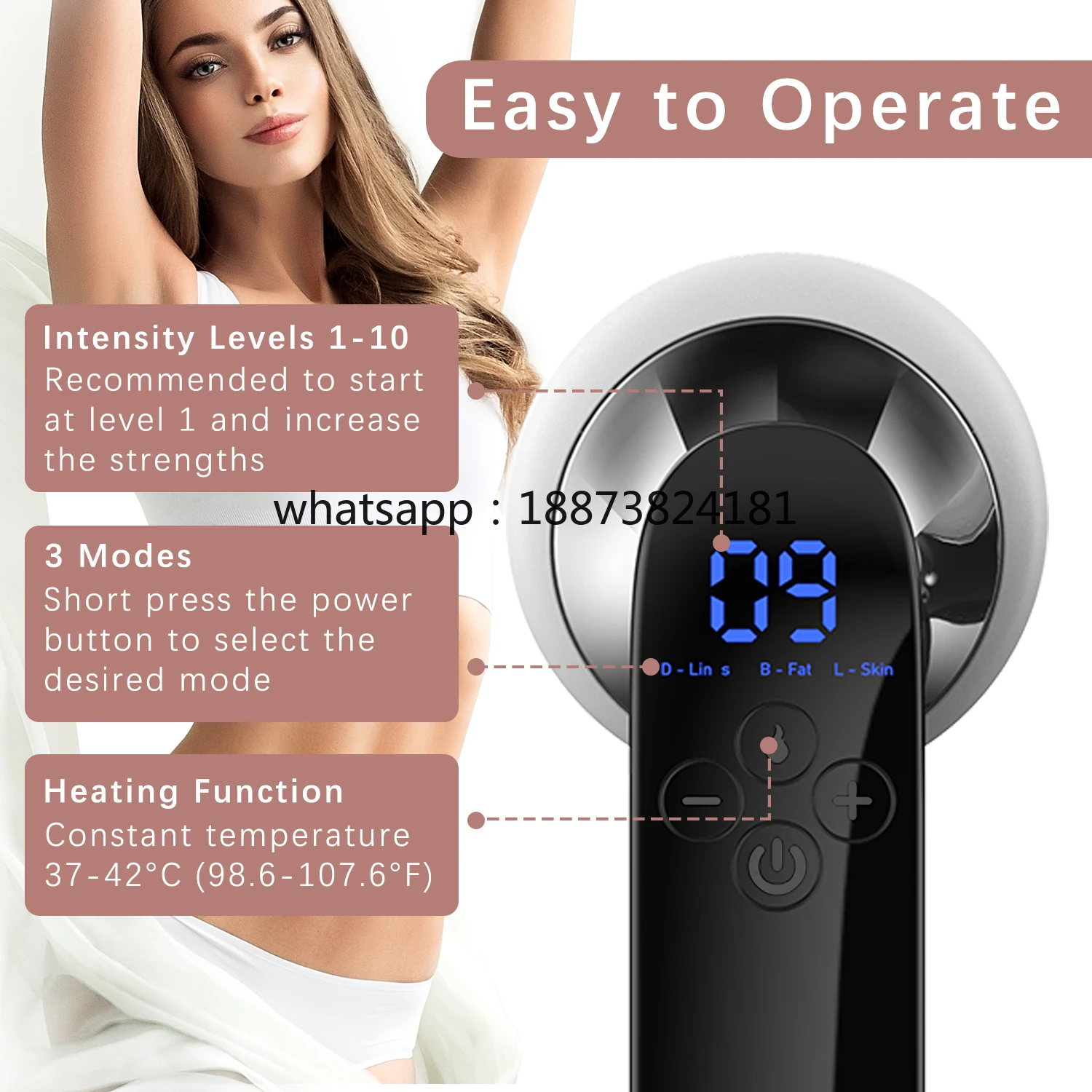 Home Use Portable Sliming Machine Usb Anti Cellul Massager Handheld Body Sculpting FR Burner Machine fast shipping