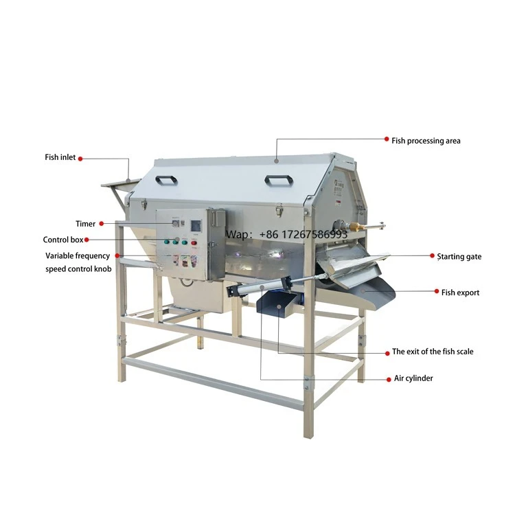 Automatic Electric Fish Scaler Machine Factory Direct Sales Core Component Pump