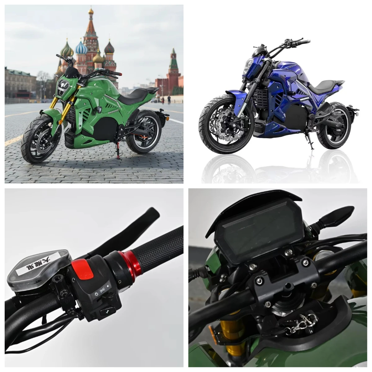 Krono Wild 72V Electric Motorcycle 5000W DMG Model High-Speed Two-Wheeler Motorcycle In Russia Hot Sale Factory Direct Wholesale