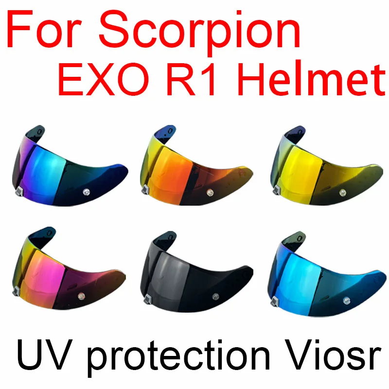 Motorcycle Helmet Visor Lens For KDF-16-1 Scorpion Exo 1400 Carbon, R1 Air EXO 520 Anti-UV Anti-Scratch Dustproof Wind Shield