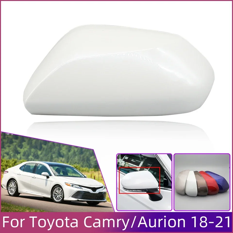 For Toyota Camry 2018 2019 2020 2021 2022 2023 2024 Model Rearview Mirror Cover Cap Door OutSide Wing Side Housing Shell