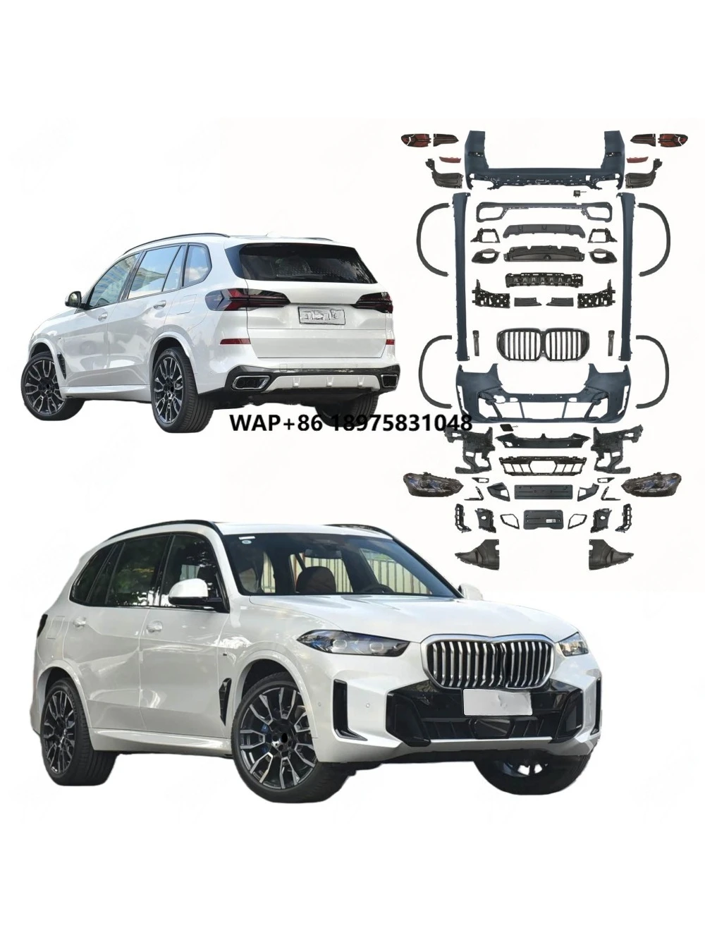 New Design Body Kit for X5 Series G05 2018 2019 2020 2021 2022 Update to 2023 2024 2025 G05 LCI M-TECH Style