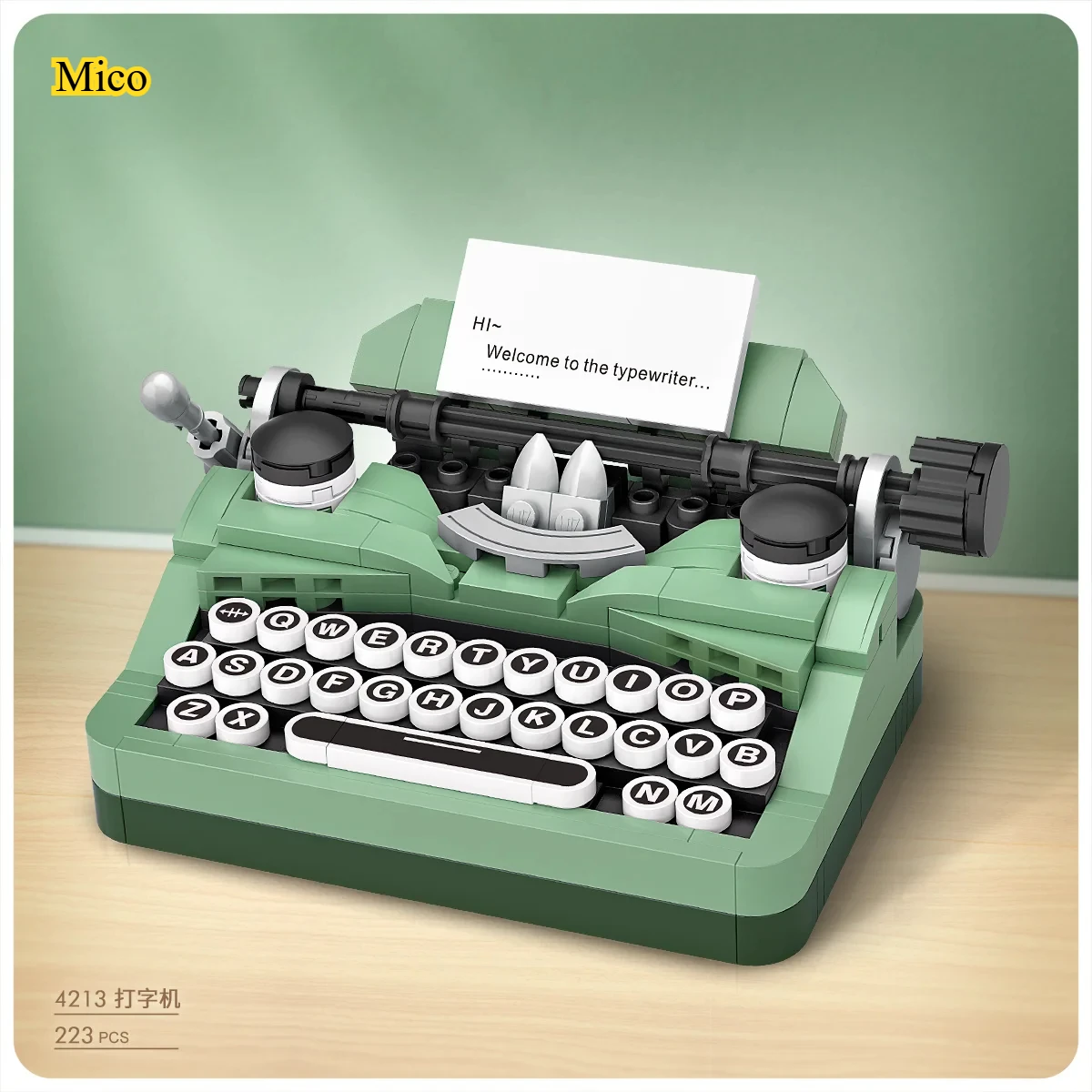 DIY Assembly Vintage Printer Model, Desktop Decor & Hands-On Ability Training Toy