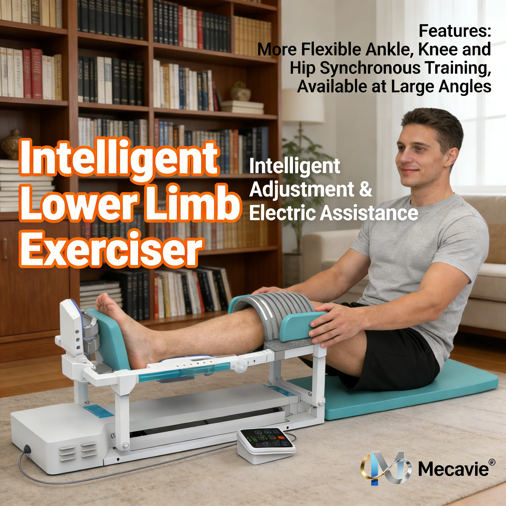 ‌Hemiplegia Rehabilitation Exercise Device Electric Knee Joint Stretching Post-Surgery Lower Limb Bending Extension Training