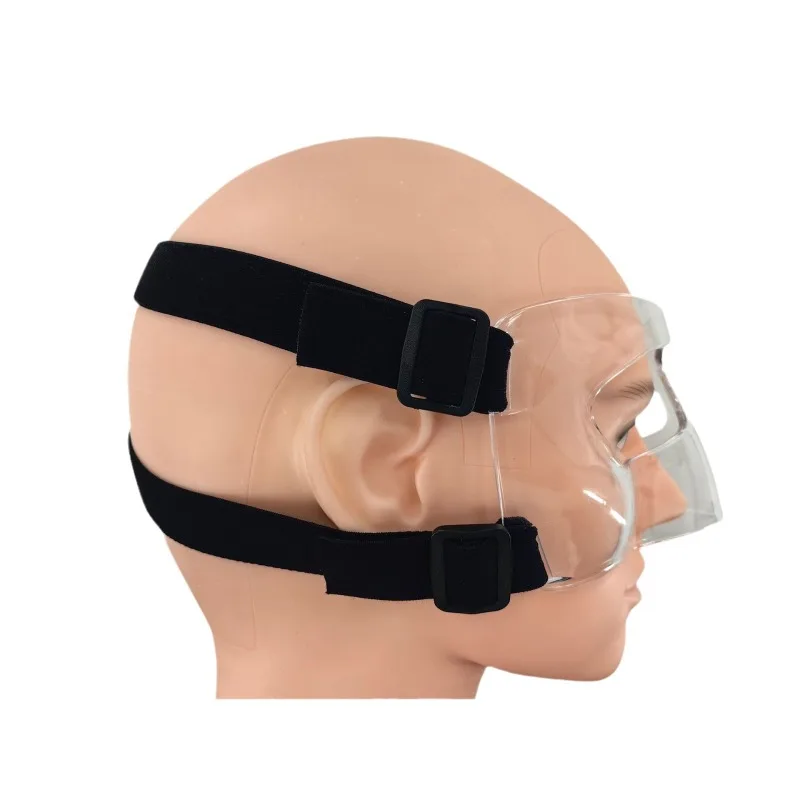 Basketball Mask Face Nose Protection Transparent Basketball Sports Football Training Assistance Fitness Anti-collision Mask