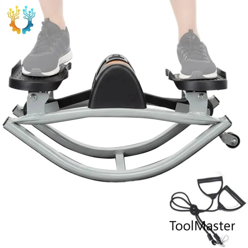 【2026】Rock Stepper Machine Lateral Rocking Fitness Stepper Legs Glutes Abs Training Workout Low-Shock Lateral Steppers (Random C