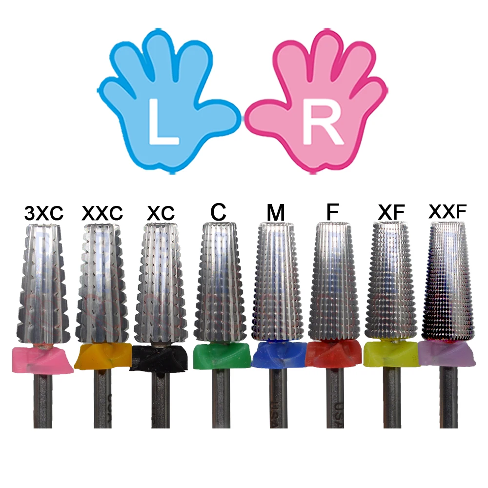 5 IN 1 Carbide Original multi-function Carbide nail milling drill bits