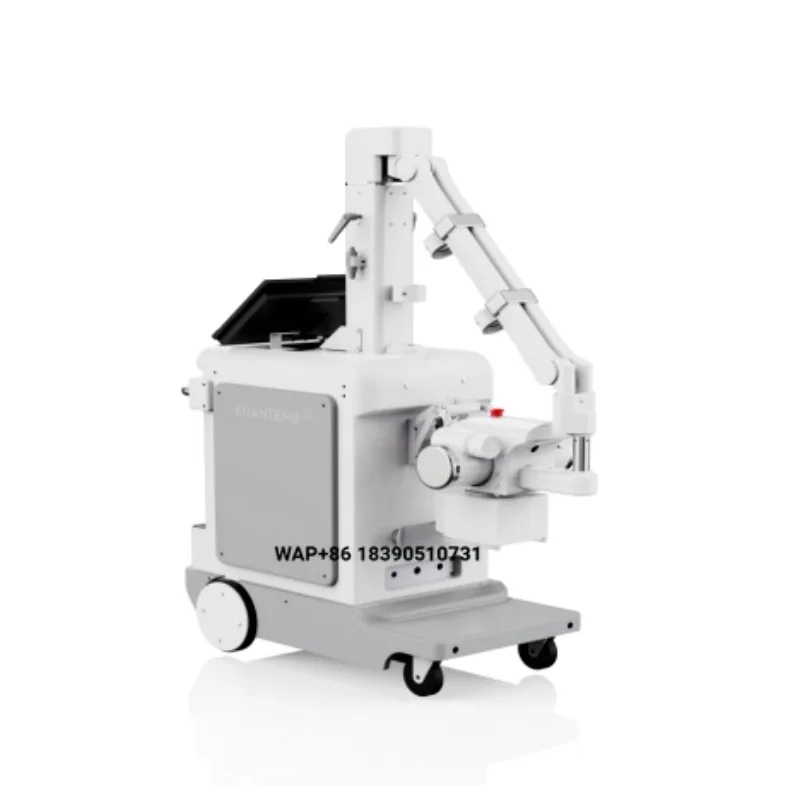 CE-certified 50KW digital mobile X-ray machine | wireless 17x17-inch detector | 3-second fast imaging for emergency rescue ward