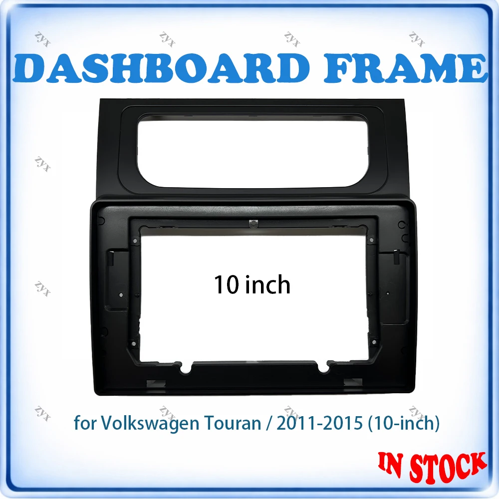 Car Radio Fascia Frame For VW Touran 2011-2015 10 inch Optional Canbus & Wiring Harness Car Accessories Plug & Play
