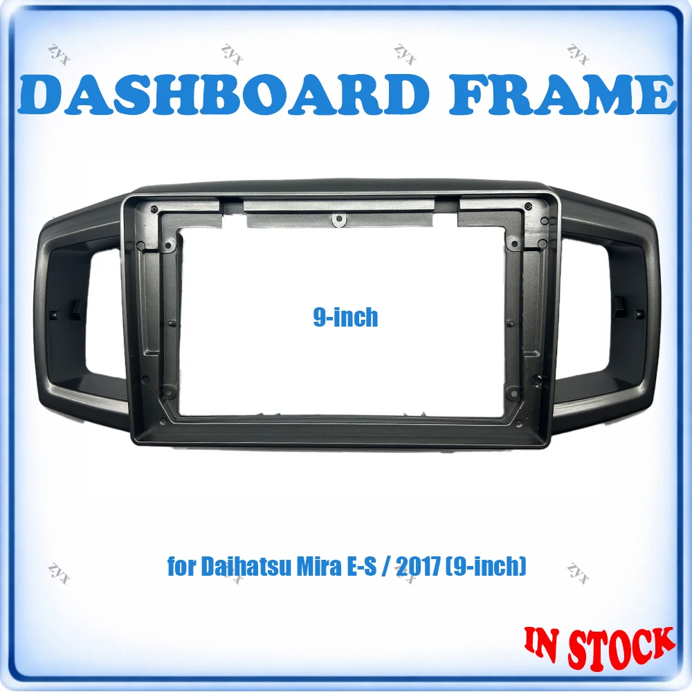 Car Radio Fascia Frame For Daihatsu Mira E-S 2017 9 inch Wiring Harness Power Cable Car Accessories Plug & Play
