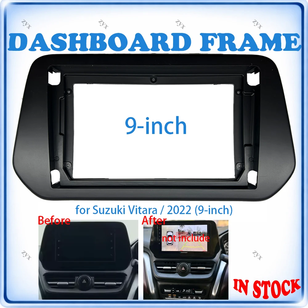 Car Radio Fascia Frame For Suzuki Vitara 2022 9 inch Wiring Harness Power Cable Car Accessories Plug & Play