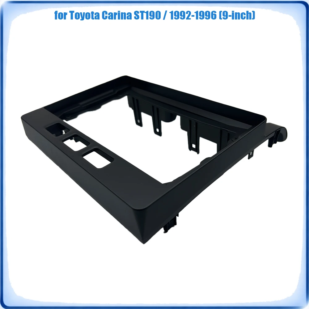 Car Radio Fascia Frame For Toyota Carina ST190 1992-1996 9 inch Wiring Harness Power Cable Car Accessories Plug & Play