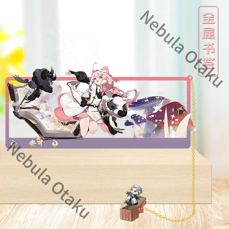 Wuthering Waves Yinlin Jiyan Encore Jianxin LINGYANG Baizhi CALCHARO Verina Metal Bookmark Cosplay Delicacy Souvenir Ambitus