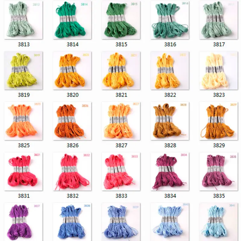 150---471--10 Pieces Cross Stitch Threads / Cross Stitch Embroidery Thread / Custom Threads Colors All 447 Color Stock NO1