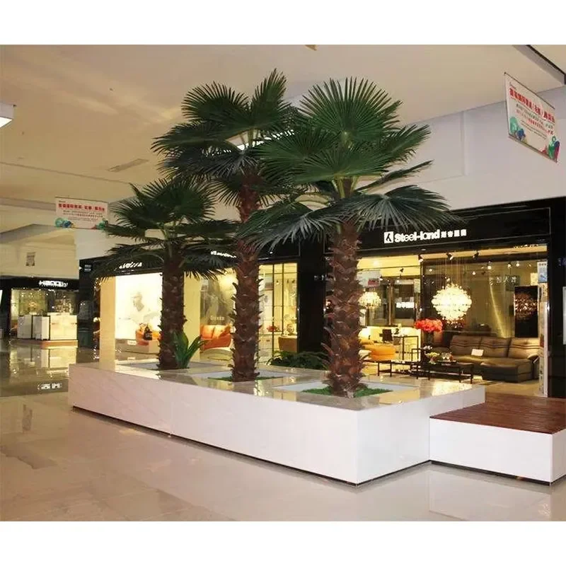 Eco Friendly Outdoor LED Palm Tree Decoration for Outdoor Use Artificial Palmas Tree