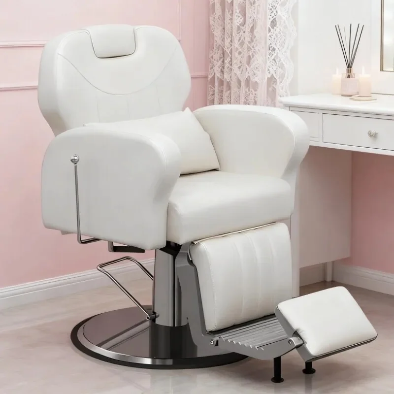 Modern Luxury Barber Chair Adjustable Height Universal Styling Chair for Salon Spa Professional Hairdressing Equipment