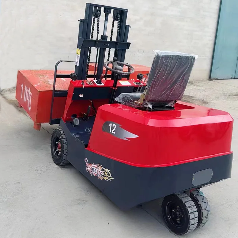 Factory Direct Sales of 1.2Ton Three-point Electric Forklift Lead-acid Dry Battery-powered Warehouse Forklift