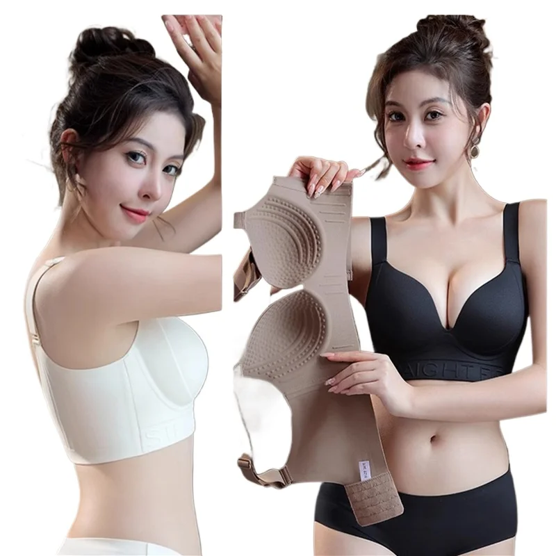 KUCLUT  Big Breasts With No Traces And Small Breasts Gathered Without Steel Rings To Prevent External Expansion Of Women's Bra