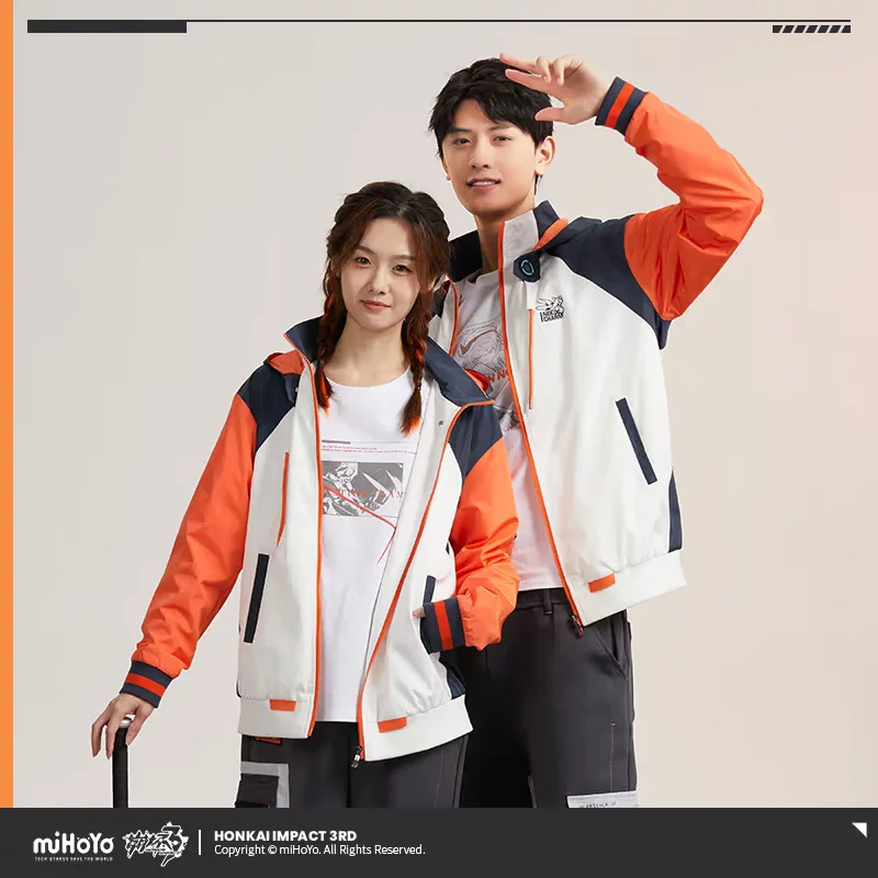 Official Honkai Impact 3 Gaming Merchandise Cartoon Characters Cosplay Kiana Kaslana Wanderer Series Woven Jacket
