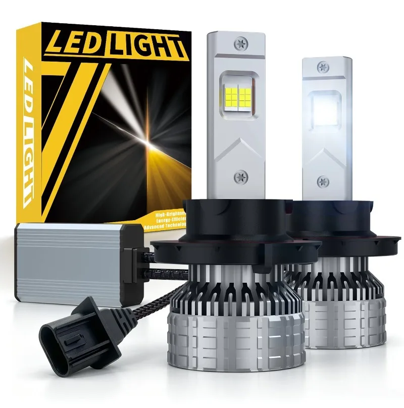 12V 170W 6500K LED Headlight H7 H11 HIR2 H3 Dual Copper Tube CANBUS Fog Bulb High Power Car Light