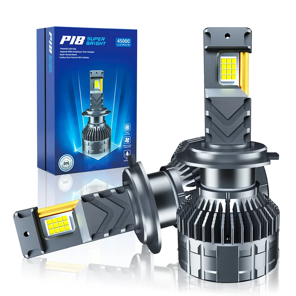240W High Power Car LED Headlights Dual Copper Tube Ultra Focused H7 LED Front Lamp H4 LED Bi Beam Auto Accessories