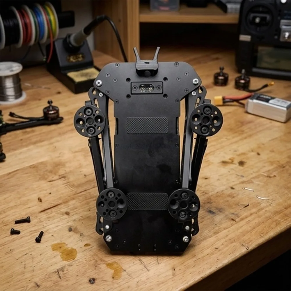 10 Inch Folding Metal FPV Drone Frame Kit Compatible Freestyle Quadcopter UAV DIY RC Parts
