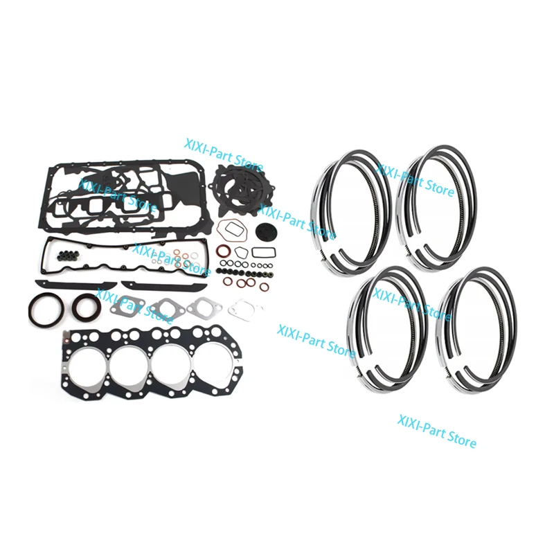 BD30 Full Gasket Kit Set Piston Ring 96*2.5+2+4mm  For Nissan Engine Cylinder Head Gasket Overhaul Rebuild Kit