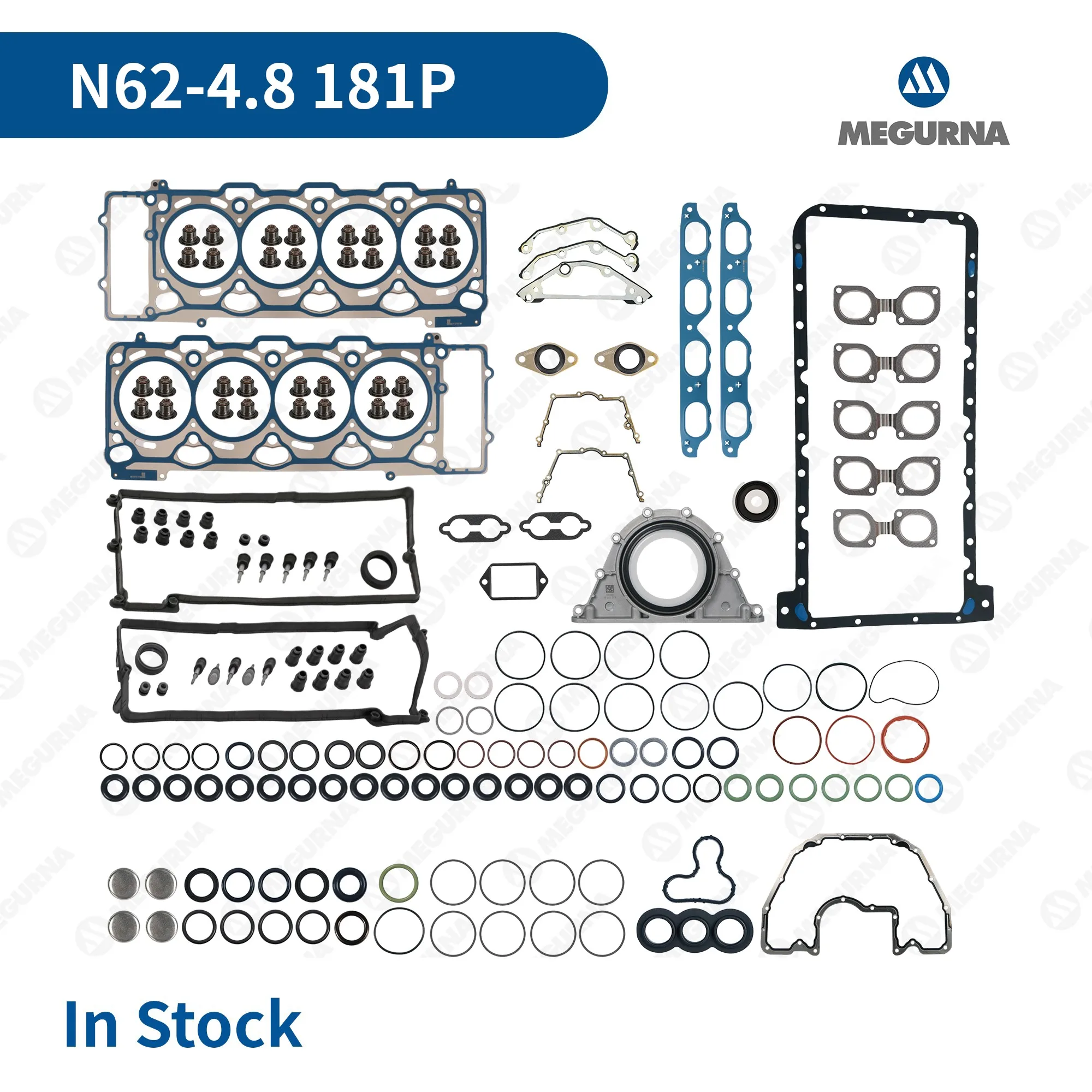 Engine Rebuild Overhaul Kit Full Cylinder Head Gasket Seal Set for BMW N62 4.8L 550i 650i 750Li E60 E64 E63 E66 Car accessories