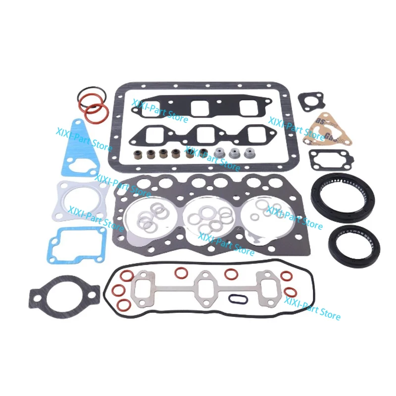 3TN66 Full Gasket Kit Set For Yanmar Engine Piston Ring Cylinder Head Gasket Overhaul Rebuild Kit