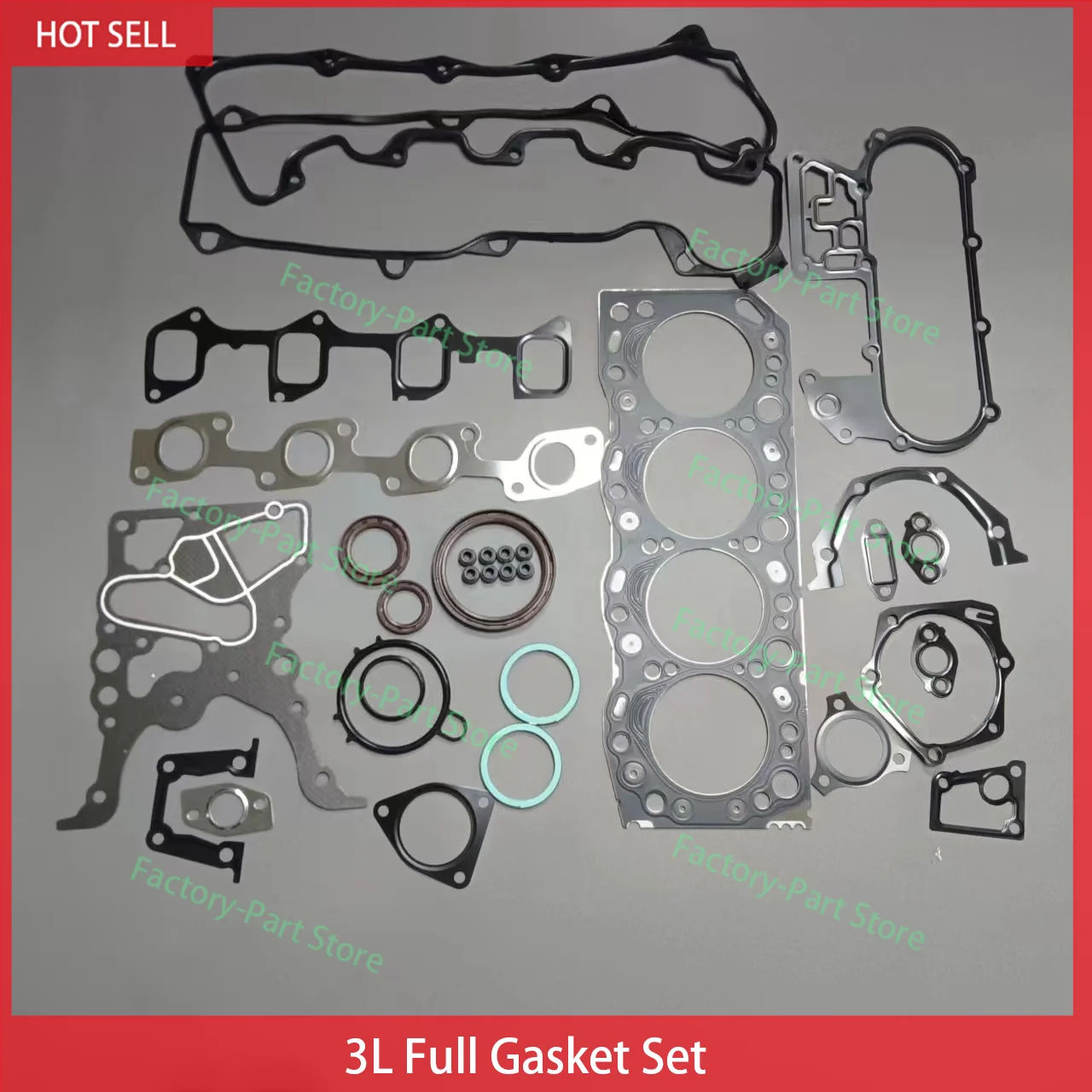 3L Full Gasket Kit Set For Toyota 3L With  Cylinder Head Gasket Engine 04111-54084 Overhaul Rebuild Kit
