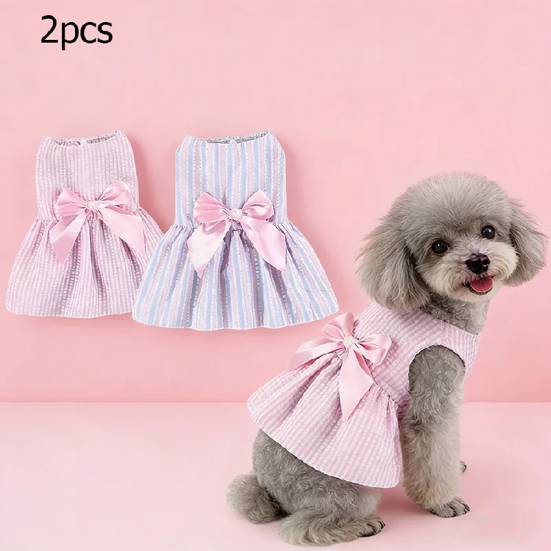 Bow-Knot Skirt For Pets In Spring/Summer For Small And Medium Sized Cats And Dogs Valentine's Day For Holiday