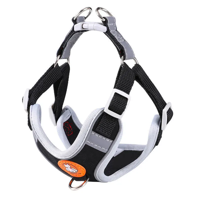 Adjustable Dog Harness No Pull Cute Cat Soft Walking Leash Set Pet Dog Vest Teddy Beagle Suitable for Small and Medium Dogs